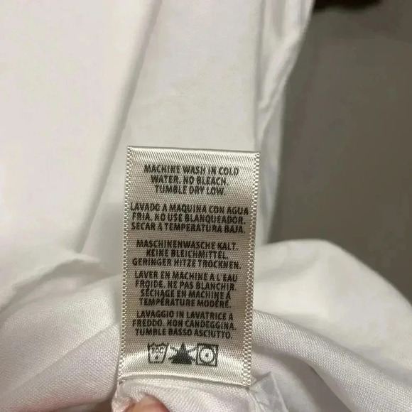 Cloth and Stone Anthropologie Lace Up White Short Sleeve Tunic Top - Picture 6 of 8